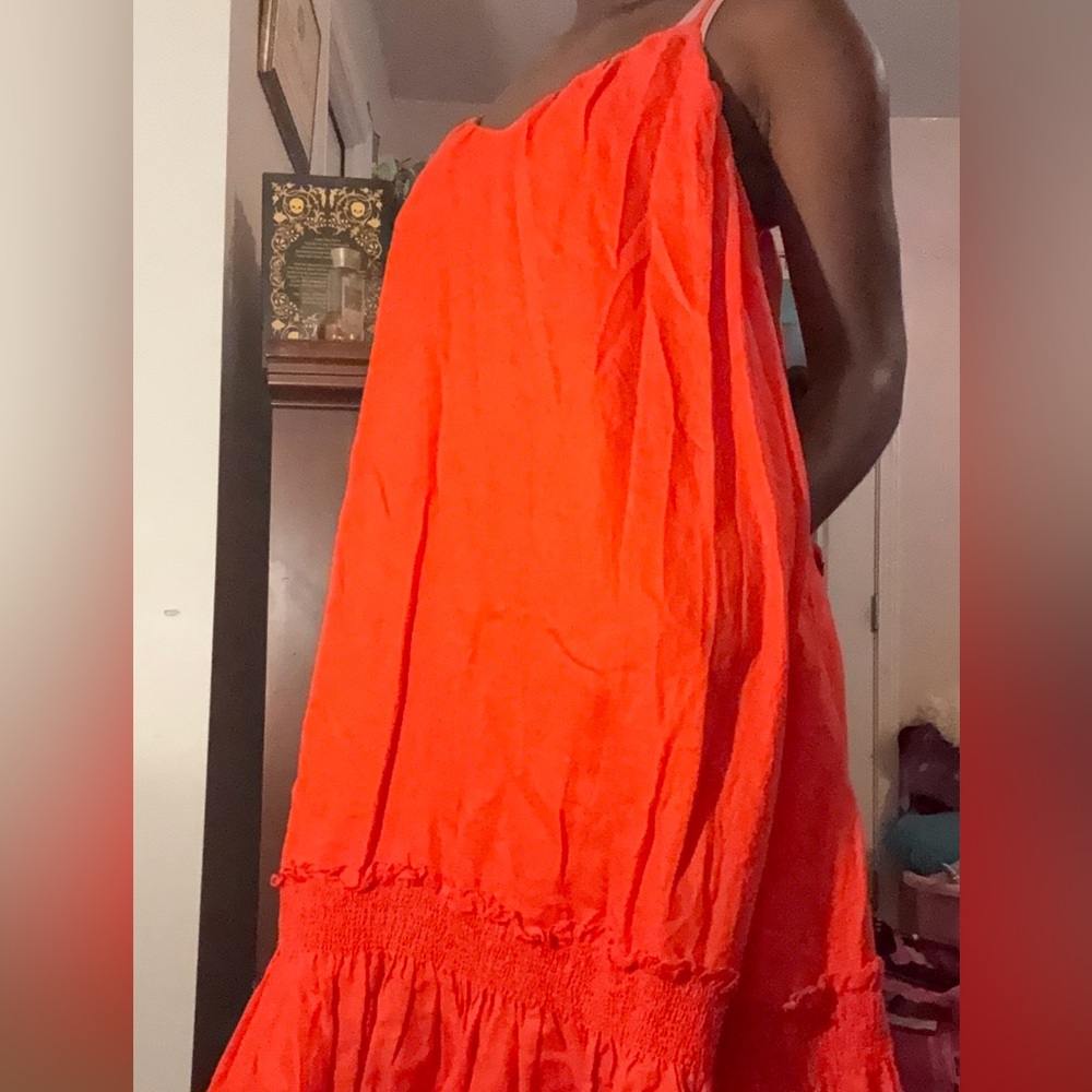Banana Republic Bold Orange Dress